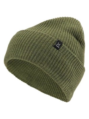 Zdjęcie produktu Haglöfs Wełniana czapka beanie w kolorze oliwkowym rozmiar: onesize