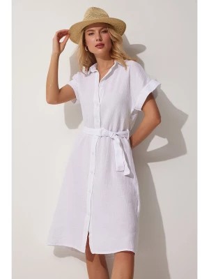 Zdjęcie produktu Happiness Istanbul Sukienka w kolorze białym rozmiar: 38