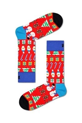 Zdjęcie produktu Happy Socks skarpetki All I Want For Christmas Sock kolor czerwony