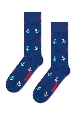 Zdjęcie produktu Happy Socks skarpetki Anchor Sock kolor niebieski