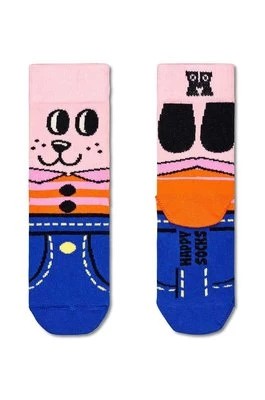 Zdjęcie produktu Happy Socks skarpetki dziecięce Kids Doggo Sock kolor niebieski