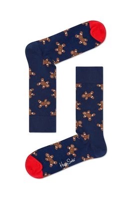 Zdjęcie produktu Happy Socks skarpetki Holiday Singles Gingerbread kolor granatowy