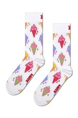 Zdjęcie produktu Happy Socks skarpetki Ice Cream Sock kolor biały
