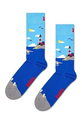 Zdjęcie produktu Happy Socks skarpetki Lighthouse Sock kolor niebieski