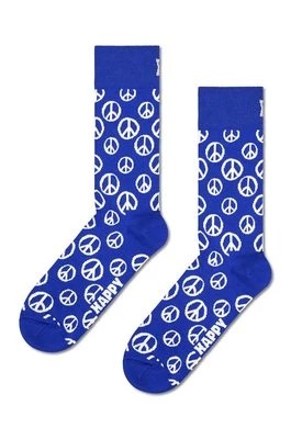 Zdjęcie produktu Happy Socks skarpetki Peace kolor niebieski