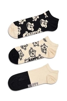 Zdjęcie produktu Happy Socks skarpetki Pets Low Socks 3-pack kolor beżowy