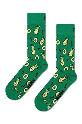 Zdjęcie produktu Happy Socks skarpetki Pineapple Sock kolor zielony