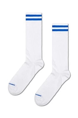 Zdjęcie produktu Happy Socks skarpetki Solid Sneaker Thin Crew kolor biały