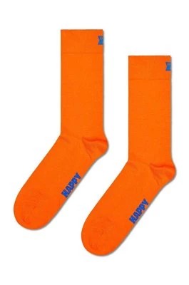 Zdjęcie produktu Happy Socks skarpetki Solid Sock kolor pomarańczowy