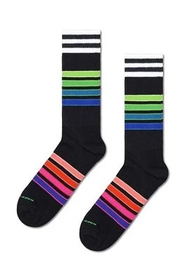 Zdjęcie produktu Happy Socks skarpetki Street Stripe Sneaker kolor czarny