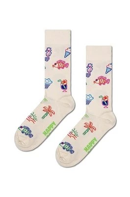 Zdjęcie produktu Happy Socks skarpetki Summer Lo-Fi kolor beżowy