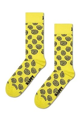 Zdjęcie produktu Happy Socks skarpetki Swirl Sock kolor żółty