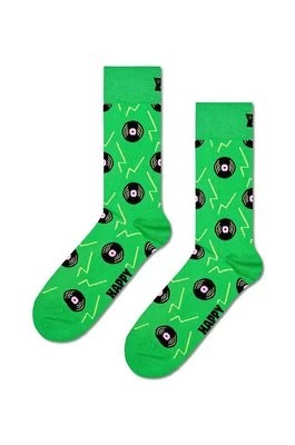 Zdjęcie produktu Happy Socks skarpetki Vinyl Green Sock kolor zielony
