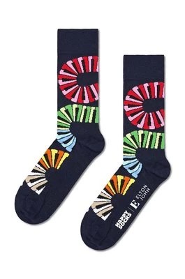 Zdjęcie produktu Happy Socks skarpetki x Elton John Piano Notes kolor granatowy