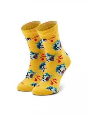 Zdjęcie produktu Happy Socks Skarpety Wysokie Dziecięce KTIG01-2200 Żółty