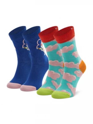 Zdjęcie produktu Happy Socks Zestaw 2 par wysokich skarpet dziecięcych KCLO02-6300 Kolorowy