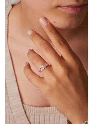Zdjęcie produktu Heliophilia Srebrny pierścionek z cyrkoniami rozmiar: onesize