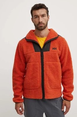 Zdjęcie produktu Helly Hansen bluza EXPLORER PILE JACKET męska kolor pomarańczowy gładka 53987