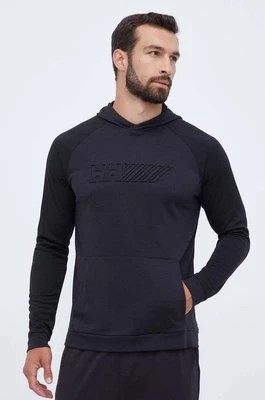 Zdjęcie produktu Helly Hansen bluza męska kolor czarny z kapturem wzorzysta