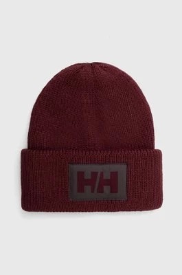 Zdjęcie produktu Helly Hansen czapka HH BOX BEANIE kolor brązowy z grubej dzianiny 53648