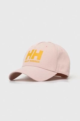 Zdjęcie produktu Helly Hansen czapka z daszkiem kolor różowy z nadrukiem 67434