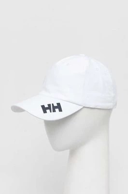 Zdjęcie produktu Helly Hansen czapka z daszkiem kolor biały z nadrukiem 67517