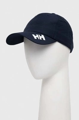 Zdjęcie produktu Helly Hansen czapka z daszkiem kolor granatowy z nadrukiem 67517