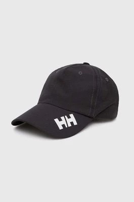 Zdjęcie produktu Helly Hansen czapka z daszkiem kolor szary z nadrukiem 67517