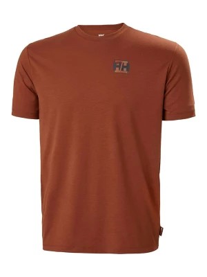 Zdjęcie produktu Helly Hansen Koszulka funkcyjna "Skog" w kolorze jasnobrązowym rozmiar: XL