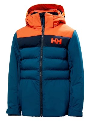 Zdjęcie produktu Helly Hansen Kurtka narciarska "Cyclone" w kolorze pomarańczowo-niebieskim rozmiar: 128