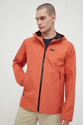 Zdjęcie produktu Helly Hansen kurtka przeciwdeszczowa Active Ocean Bound męska kolor pomarańczowy