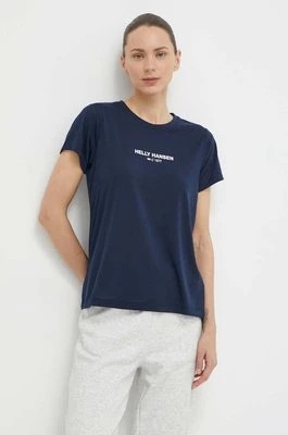 Zdjęcie produktu Helly Hansen t-shirt damski kolor granatowy
