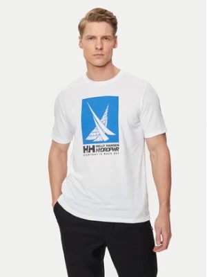 Zdjęcie produktu Helly Hansen T-Shirt Hp Race Graphic T-Shirt 34419 Biały Regular Fit