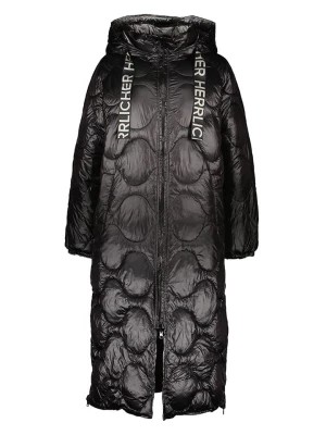 Zdjęcie produktu Herrlicher Dwustronny płaszcz pikowany w kolorze czarno-szarym rozmiar: L