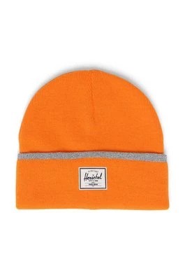 Zdjęcie produktu Herschel czapka kolor pomarańczowy