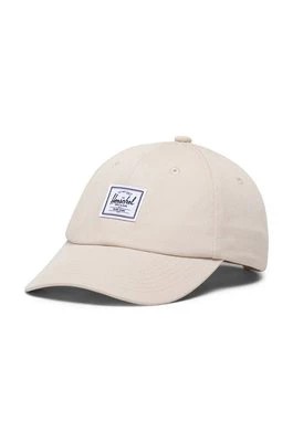 Zdjęcie produktu Herschel czapka z daszkiem Sylas Classic Cap kolor beżowy gładka