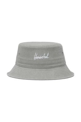 Zdjęcie produktu Herschel kapelusz Norman Stonewash kolor szary bawełniany