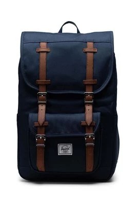 Zdjęcie produktu Herschel plecak 11391-00007-OS Little America Mid Backpack kolor granatowy duży gładki
