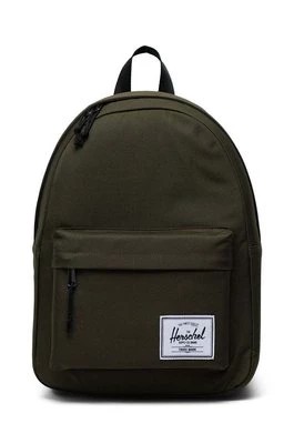 Zdjęcie produktu Herschel plecak Classic Backpack kolor zielony duży gładki