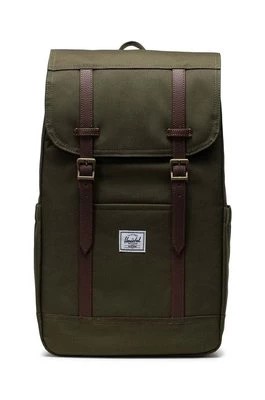 Zdjęcie produktu Herschel plecak Retreat Backpack kolor zielony duży gładki