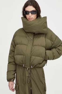 Zdjęcie produktu Herskind kurtka damska kolor zielony zimowa oversize