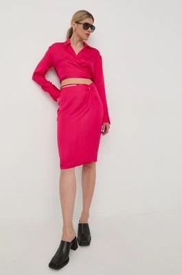 Zdjęcie produktu Herskind spódnica kolor fioletowy mini prosta