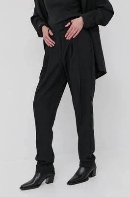 Zdjęcie produktu Herskind Spodnie Brenda damskie kolor czarny proste high waist