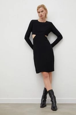 Zdjęcie produktu Herskind sukienka kolor czarny mini prosta