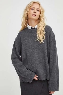 Zdjęcie produktu Herskind sweter wełniany damski kolor szary