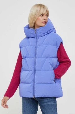 Zdjęcie produktu Hetrego bezrękawnik puchowy damski kolor fioletowy zimowy