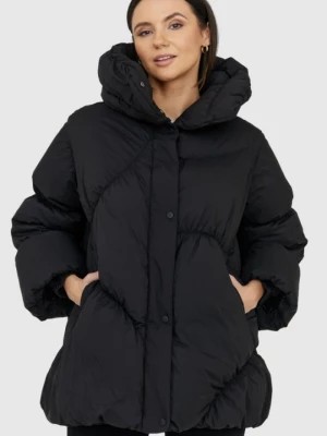 Zdjęcie produktu HETREGO Czarna długa kurtka puchowa Tiffany