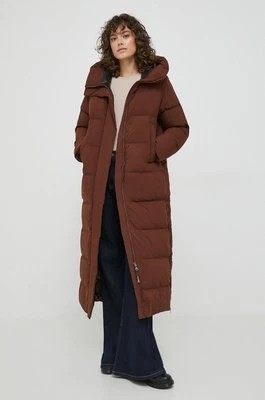 Zdjęcie produktu Hetrego kurtka puchowa damska kolor brązowy zimowa
