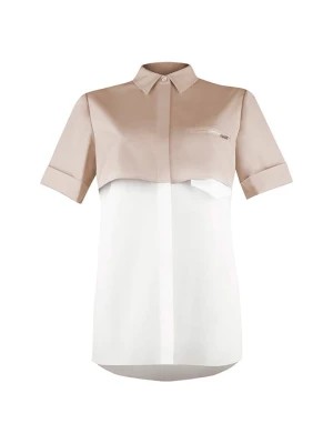 Zdjęcie produktu HEXELINE Koszula w kolorze beżowo-białym rozmiar: 38