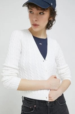 Zdjęcie produktu Hollister Co. kardigan damski kolor biały